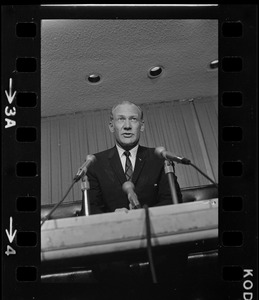 Colonel Buzz Aldrin at press conference before his speaking engagement before EEI convention at Sheraton Boston Hotel