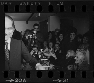 Italian Prime Minister Emilio Colombo at Don Orione Home in East Boston