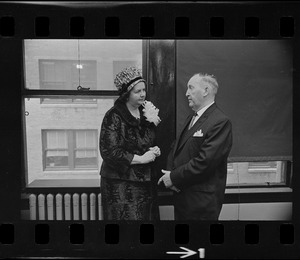 Boston School Committee members Louise Day Hicks and William E. O'Connor