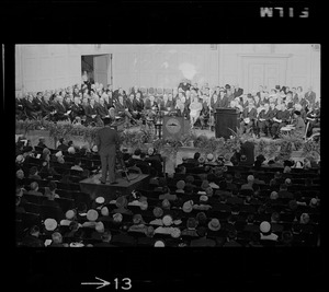 Symphony Hall during inauguration of Mayor John Collins