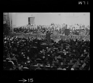 Symphony Hall during inauguration of Mayor John Collins