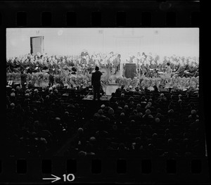 Symphony Hall during inauguration of Mayor John Collins