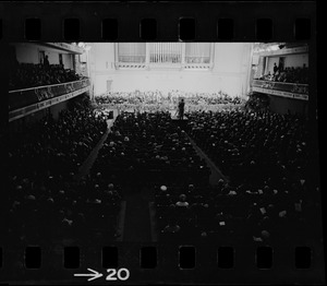 Symphony Hall during inauguration of Mayor John Collins