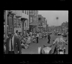 Spectators at Bunker Hill Day parade