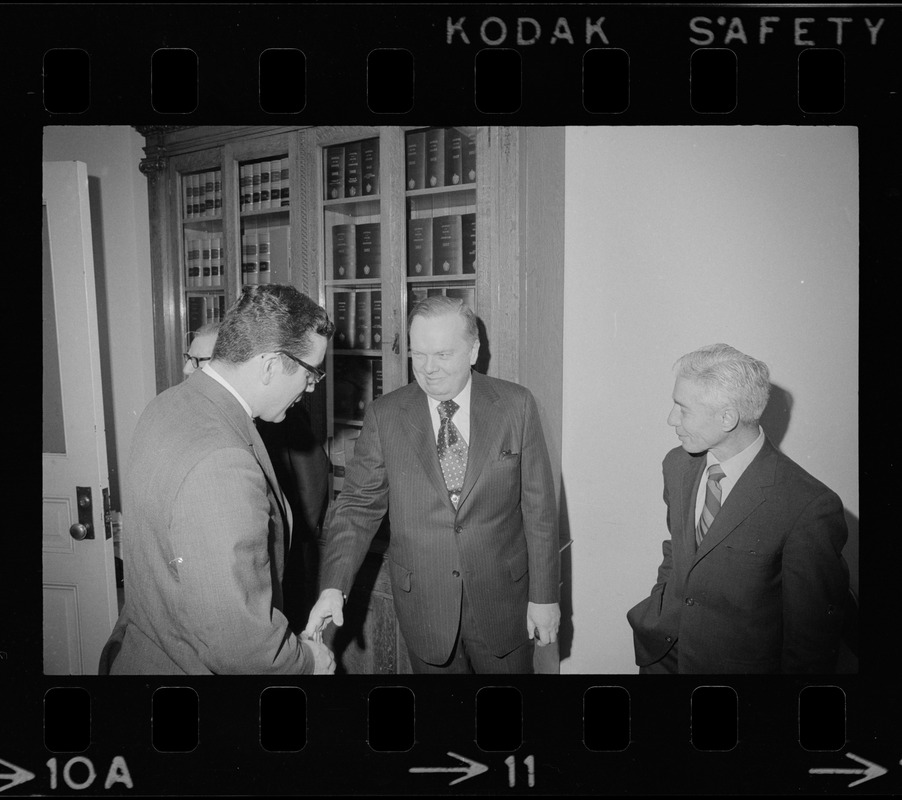 Members of the Massachusetts House of Representatives, including Sidney Curtiss, center