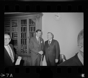 Massachusetts House Minority Leader Francis Hatch and Representative Sidney Curtiss