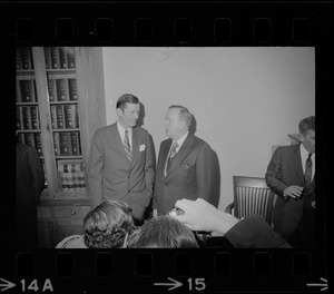 Massachusetts House Minority Leader Francis Hatch and Representative Sidney Curtiss