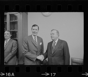Massachusetts House Minority Leader Francis Hatch and Representative Sidney Curtiss