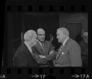 Unidentified men at the Massachusetts State House