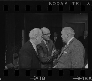Unidentified men at the Massachusetts State House