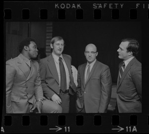 Unidentified men at the Massachusetts State House