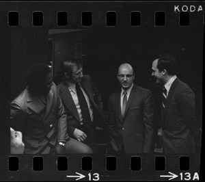 Unidentified men at the Massachusetts State House