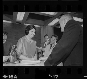 Louise Day Hicks files for City Council