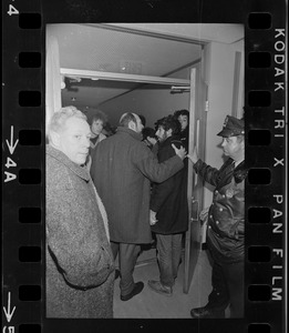 Supporters of occupation of Ford Hall by Black students at Brandeis University