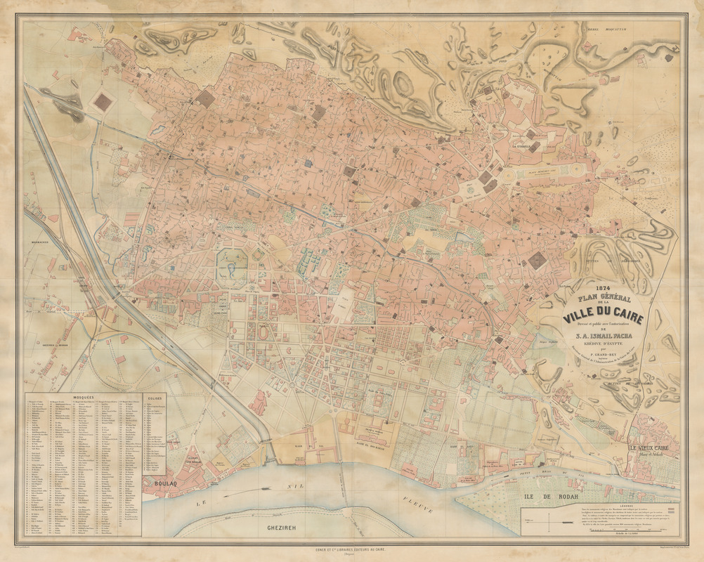 Plan general de la ville du Caire