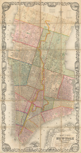 Map of the city of New-York extending northward to Fiftieth Street