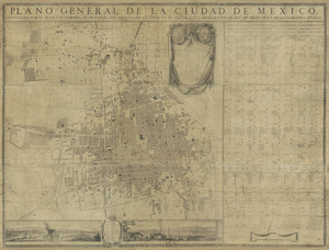 Plano general de la ciudad de Mexico