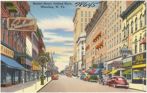 Market Street, looking north, Wheeling, W. Va.