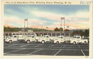 Part of plant motor fleet, Wheeling Downs, Wheeling, W. Va.