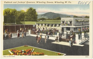 Paddock and Jockeys' Quarters, Wheeling Downs, Wheeling, W. Va.