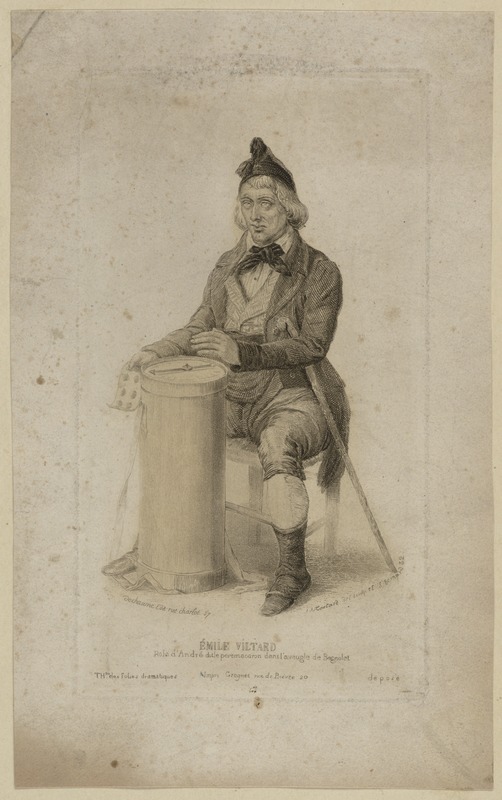 Emile Viltard in His Role as André in L'Aveugle de Bagnolet