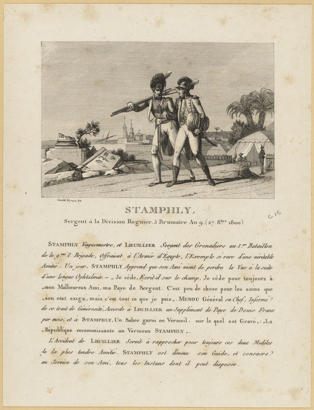 Stamphly, Sergent á la Division Regnier