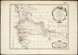 Carte de l'Afrique Françoise ou du Sénégal