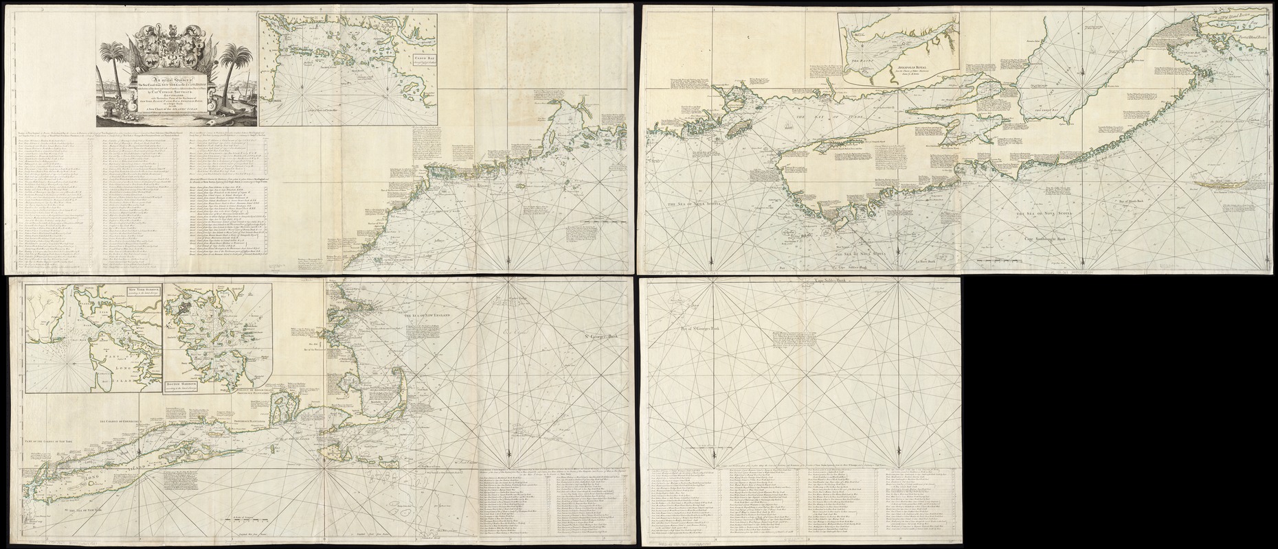 An actual survey of the sea coast from New York to the I. Cape Briton