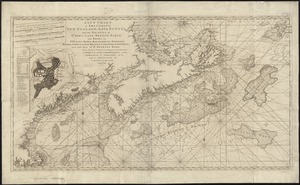 A new chart of the coast of New England, Nova Scotia, and the islands of St. Iohn, Cape Breton, Sable, the banks of St. Peters, Mizen, Banquereau, Porpoise, Middle, Sable Island, Browns, Cape Sable, Iefferys, and with part of St. Georges Bank