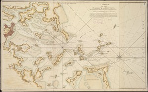 A chart of the Harbour of Boston, with the soundings, sailing-marks, and other directions
