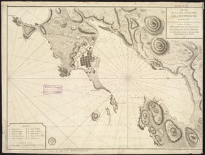 Plan de la ville et du port de Louisbourg levé en 1756