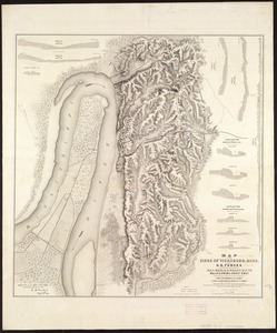 Map of the siege of Vicksburg, Miss