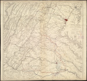 Central Virginia showing Lieut. Gen'l. U.S. Grant's Campaign and marches of the armies under his command in 1864-65