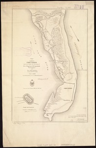 Sketch of vicinity of Fort Fisher