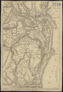 Map of Charleston, S.C., showing the approaches by land and water, the rebel batteries and lines of fire, roads, inlets, principal plantations, etc