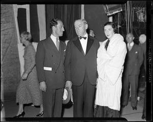 Governor Curley shown with wife Mary and George Gershwin