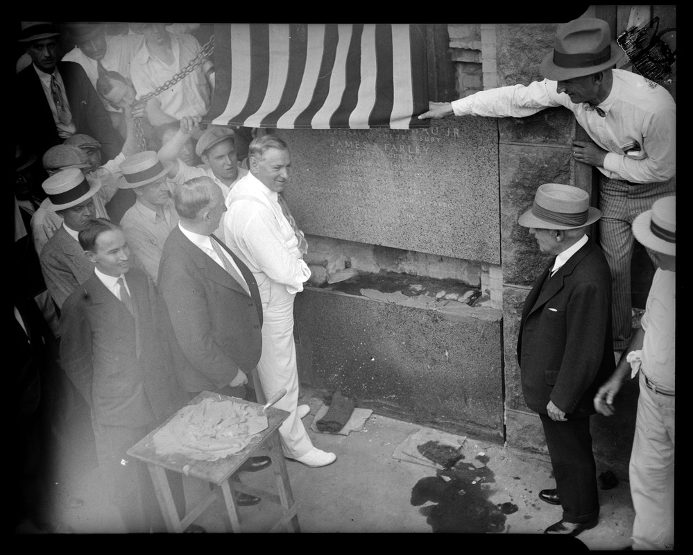 Cornerstone for new parcel post building