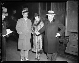 Gov. Curley shown with Mary and Mr. Donnelly