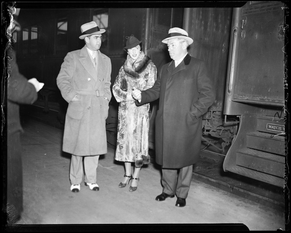 Gov. Curley shown with Mary and Mr. Donnelly