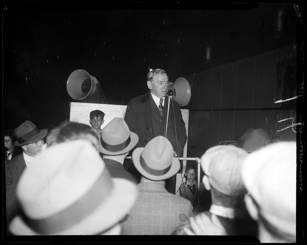Last minute campaigning 11/7/1937
