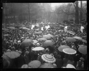 Curley wedding [1/7/1937], Gertrude Casey and wife