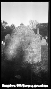 Elizabeth Bradford gravestone, Old Burying Ground
