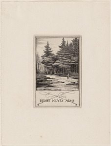 Ex libris Henry Noyes Arms