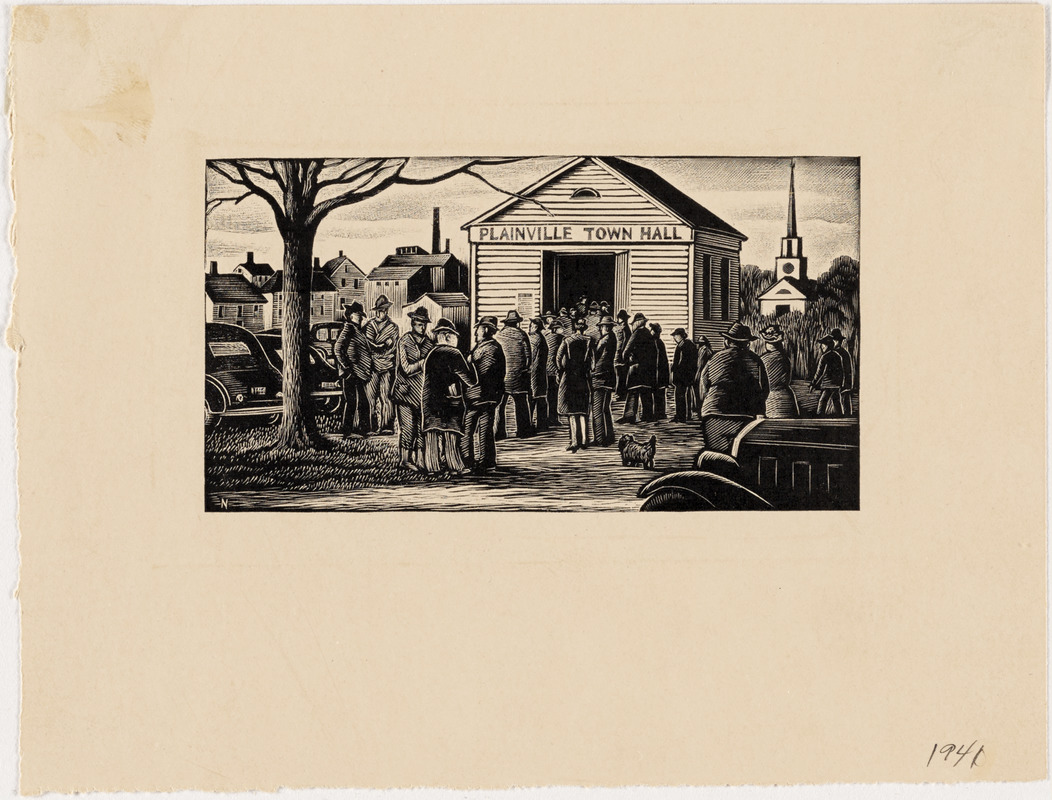 Plainville Town Hall Digital Commonwealth