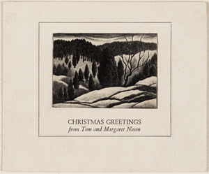 Christmas greetings from Tom and Margaret Nason