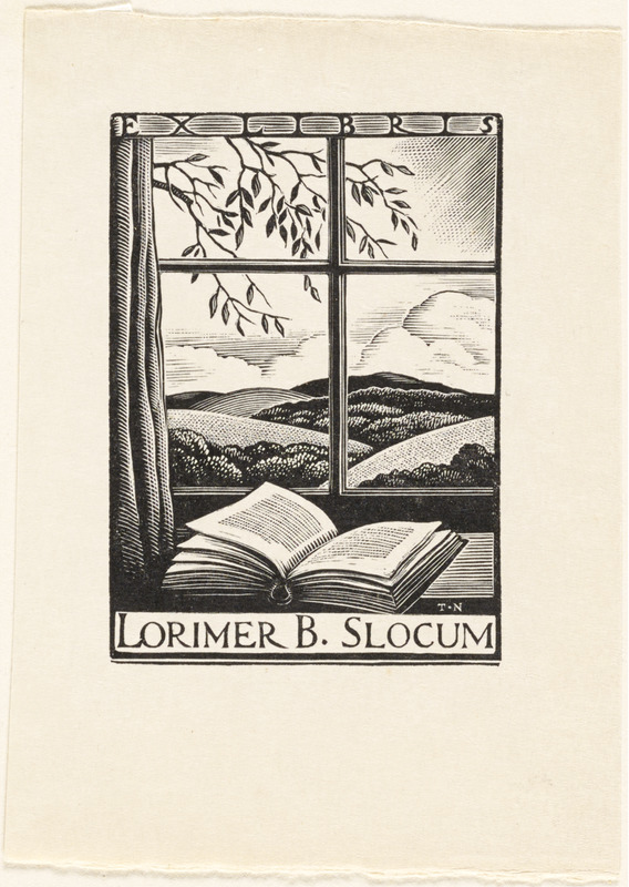 Ex libris Lorimer B. Slocum