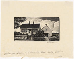 Residence of Mrs. A.S. Ormsby, Deer Isle, Maine