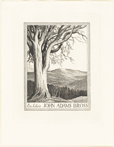 Ex libris John Adams Bross