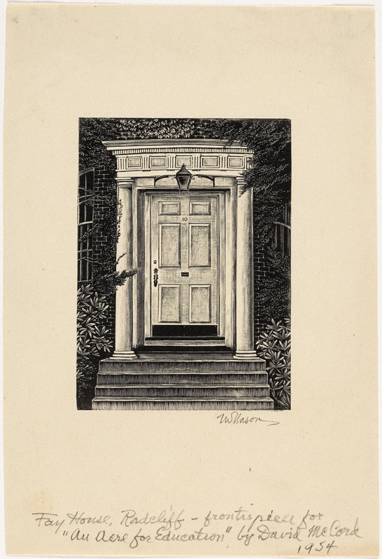Fay House Doorway (Radcliffe College)