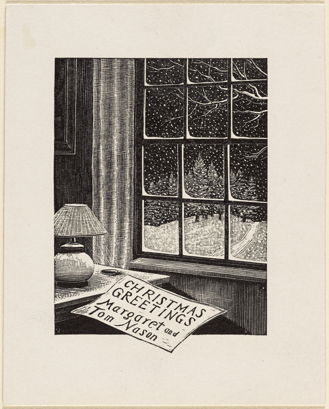 Christmas greetings [from] Margaret and Tom Nason